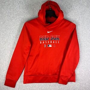 Nike‎ Boston Red Sox Hoodie Men's M Red MLB Authentic Collection Pullover